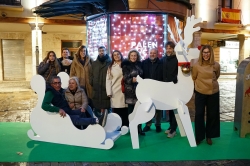 Quince artesanos conforman el Mercado Navideño de la Plaza Mayor que permanecerá abierto al público hasta el 6 de enero