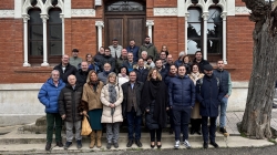 Reunión informativa con los alcaldes de la Vega–Valdavia en Saldaña sobre la obtención de 2,5 millones de euros FEDER