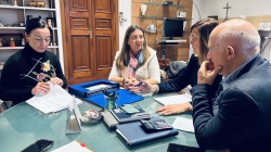 La Diputación recibe a la alcaldesa de Manquillos para repasar asuntos de interés municipal