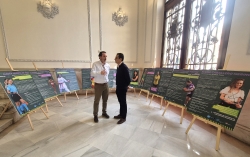 Diez mujeres deportistas representadas en la exposición 