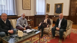 La Diputación de Palencia aborda con el Ayuntamiento de Fuentes de Valdepero proyectos de vivienda y desarrollo local