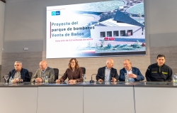 La Diputación dispone ya del proyecto del parque de bomberos de Venta de Baños