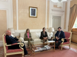 La presidenta de la Diputación reclama al subdelegado del Gobierno la mejora de la conectividad y de la cobertura de móvil en la provincia