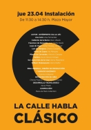 ‘La calle habla clásico’ de Proyecto Cultura llega a la Plaza Mayor de Palencia el 23 de abril