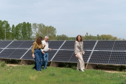 La Diputación de Palencia destaca el uso de energía solar en La villa Romana de La Olmeda