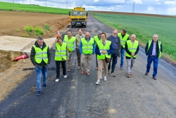 La Diputación de Palencia invierte cerca de 1,7 millones de euros en la mejora de la carretera PP-4311 entre Lantadilla y Osorno