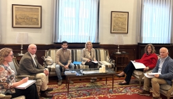La Diputación de Palencia estudiará la colaboración con el Ayuntamiento de Osorno para mejorar varias infraestructuras municipales