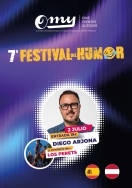 El monologuista Diego Arjona sube al escenario del humor de OMY este jueves