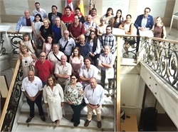 Recepción en la Diputación a la delegación mexicana de los pueblos hermanados con Autillo de Campos, Husillos y Reinoso de Cerrato