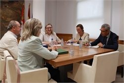 La presidenta de la Diputación de Palencia se reunió con la vicepresidenta segunda de la Junta, Isabel Blanco