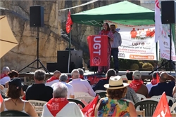 Más de 450 personas participan en Palencia en el II Encuentro Autonómico de Personas Mayores de UGT Castilla y León