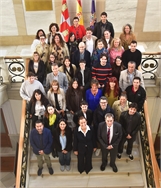 La colaboración de la Diputación con la Fundación Universidad de Valladolid ha impulsado la incorporación al mercado laboral de 20 universitarios