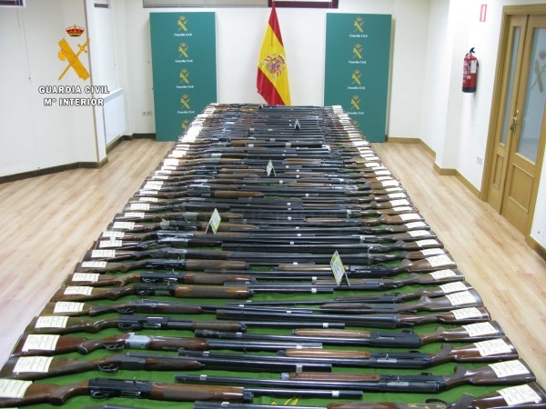 La Guardia Civil celebrará una subasta de armas