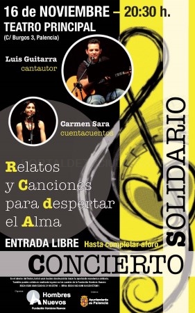 CONCIERTO SOLIDARIO: “Relatos y Canciones para despertar el alma”