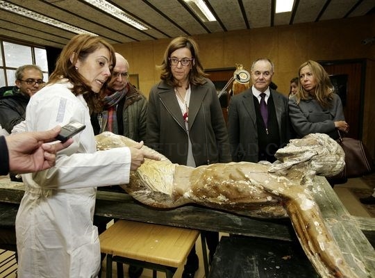 La Diputación avanza en su compromiso con la conservación del Patrimonio de la mano del Obispado