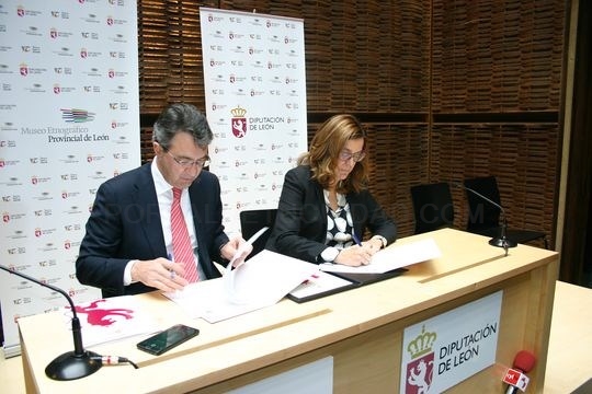 La Diputación de León firma con la Diputación de Palencia un protocolo de colaboración para presentar proyectos conjuntos en Europa