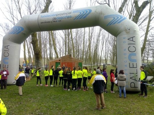 Brillante final Provincial escolar de campo a través