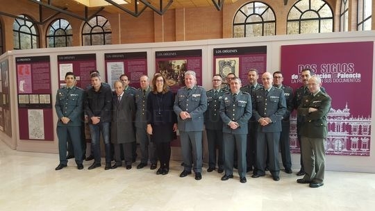 La presidenta de la Diputación, Ángeles Armisén ha asistido a la inauguración de la reunión mensual de mandos de la Guardia Civil de Castilla y León