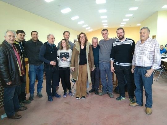 La presidenta de la Diputación, Ángeles Armisén, ha asistido hoy a la fiesta de la matanza de Sotobañado