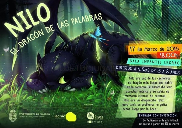 El próximo jueves llega a Palencia "Nilo, el Dragón de las Palabras"
