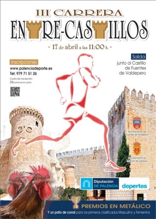 Últimos cuatro días para apuntarse a la carrera 'Entre Castillos' que se celebrará entre Fuentes de Valdepero y Monzón de Campos