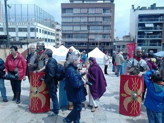 La Diputación presente en el festival romano de Badalona. XII Magna Celebratio para promocionar la Villa Romana la Olmeda