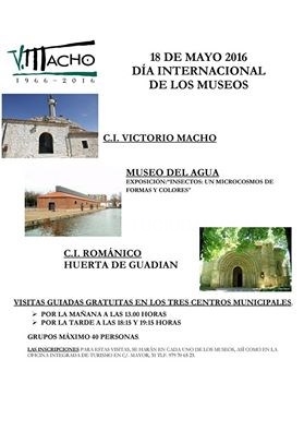 El Ayuntamiento organiza visitas guiadas gratuitas en los tres centros turísticos municipales para celebrar el Día Internacional de los Museos