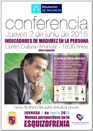 El director del Instituto Español de Investigaciones Psiquiátricas Enrique Rojas ofrecerá una charla el día 2 a las 18:30 en el Centro Cultural Provin