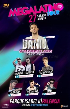 Sole Giménez, Noche Sabinera y Megalatino Tour 2016 también tendrán su hueco en el programa musical de San Antolín 2016