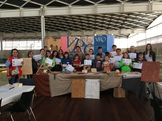 Éxito de participación en el Taller de Matemáticas organizado en el yacimiento La Olmeda.