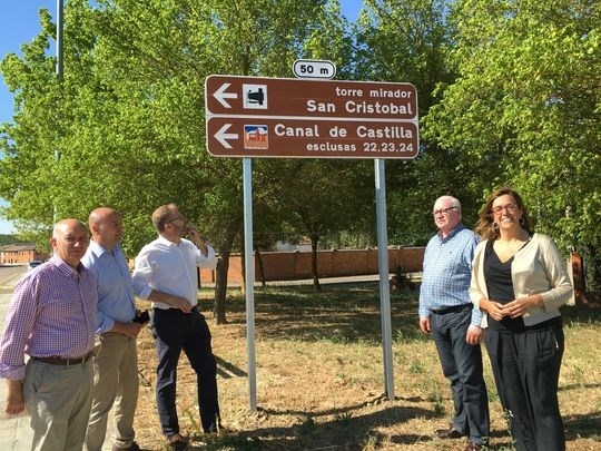 La Diputación concluye los trabajos de la primera fase del plan de señalización turística que han supuesto la instalación de 400 carteles indicativos