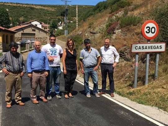 La Diputación concluye las obras de refuerzo del firme y otras actuaciones llevadas a cabo en las carreteras del norte de la provincia