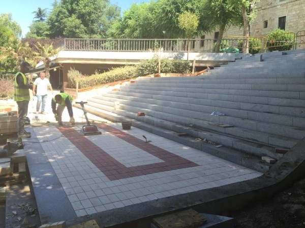 La reforma en el acceso principal a las Huertas del Obispo finalizará antes del San Antolín