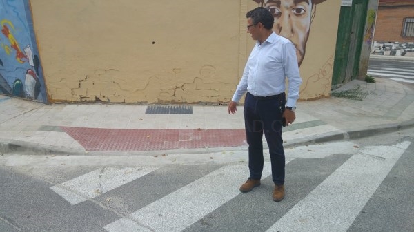 El concejal de Obras visitó alguna de las obras de acondicionamiento que se están llevando a cabo en Palencia