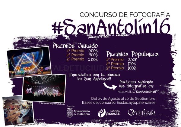 Ayuntamiento y Somos Palencia vuelven a unirse para organizar el III Concurso de Fotografía SanAntolin16