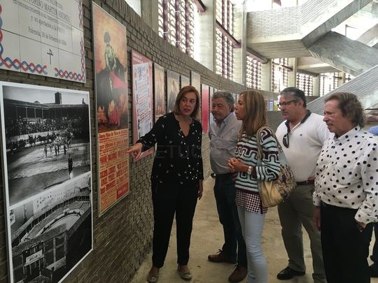 La Diputación palentina abre al público en la Plaza de Toros la exposición: Carteles de estos años