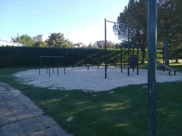 Palencia cuenta con su primera zona para la práctica de 'Street Workout' en el Parque Isla Dos Aguas