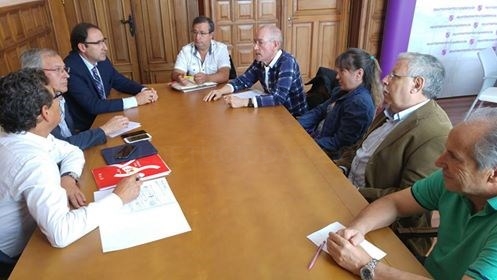 El Alcalde recibe a la nueva directiva de la Asociación de Vecinos del barrio de San Juanillo