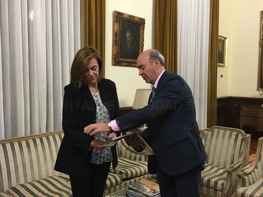 La Diputación de Guadalajara se interesa por el modelo gestión del patrimonio cultural de la Institución palentina