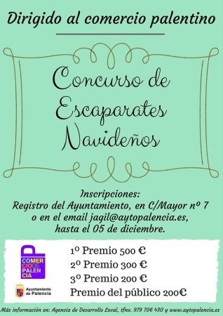 El Ayuntamiento convoca el concurso de Escaparates Navideños 2016 dotado con ?1.200 euros en premios