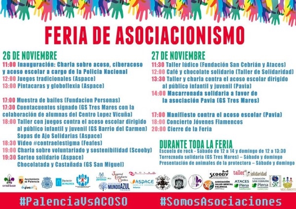La programación del Mes de la Infancia finalizará sus actos con la Feria del Asociacionismo