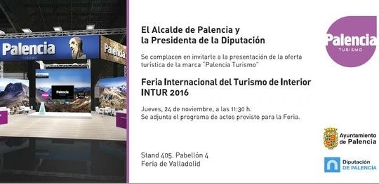 Palencia Turismo estará presente desde hoy y hasta el domingo en esta nueva edición de Intur 2016 que se celebra en Valladolid.