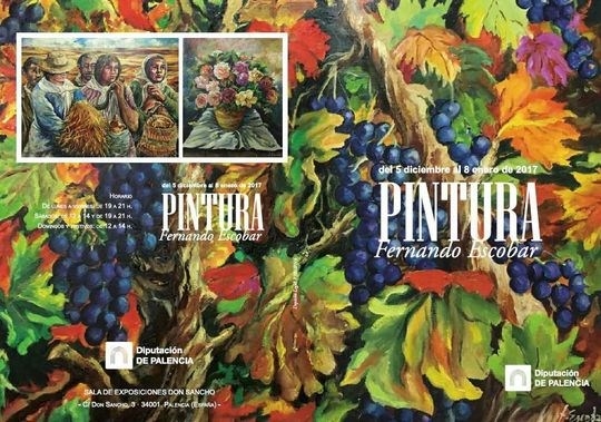 La Diputación de Palencia expone la obra antológica del artista Fernando Escobar en Sala Don Sancho caracterizada por la búsqueda del color y la luz