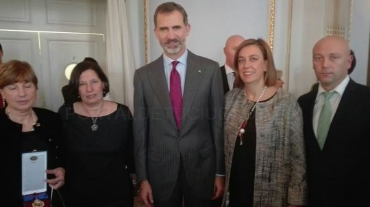 Entrega de la Medalla de Oro a las Bellas Artes a título póstumo al descubridor de la villa romana La Olmeda, Javier Cortes