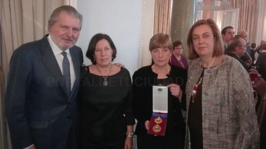Entrega de la Medalla de Oro a las Bellas Artes a título póstumo al descubridor de la villa romana La Olmeda, Javier Cortes