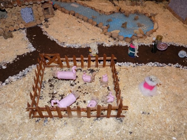 La Asociación Virgen del Cortijo de Alba de Cerrato gana el II Concurso de Belenes Reciclados