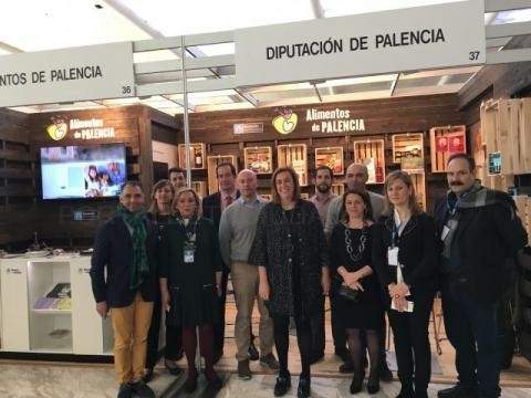 La presidenta de la Diputación respalda la presencia de Alimentos de Palencia en Madrid Fusión