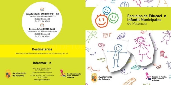 Abierto el plazo de inscripción para el curso 2017/2018 de las Escuelas Infantiles Municipales de Cres Sanz y Casilda Ordoñez