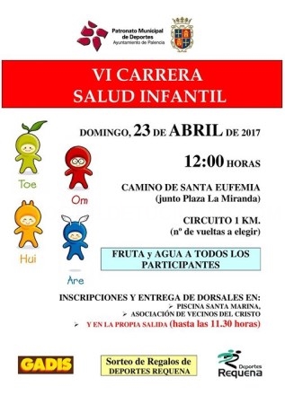 Las fiestas de Santo Toribio son el marco elegido para desarrollar la VI Carrera Thao por la Salud Infantil
