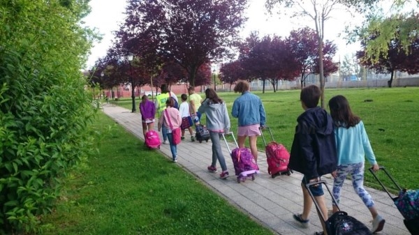 Las rutas de los Caminos Escolares se han consolidado con el aumento de voluntarios y participantes